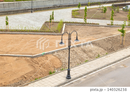 landscaping and park development in Bansko resort, Bulgaria landscaping and park development in Bansko resort, Bulgaria 140326238