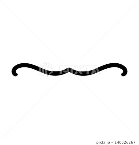 Hand drawn curly ornament divider vector illustration for invitations and decorative layouts. 140326267