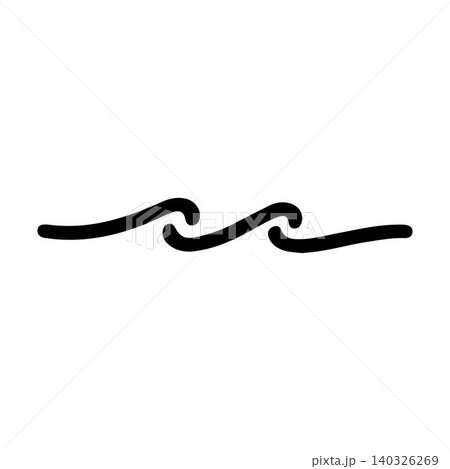 Decorative double swirl divider vector illustration with artistic hand drawn styling. Decorative double swirl divider vector illustration with artistic hand drawn styling. 140326269
