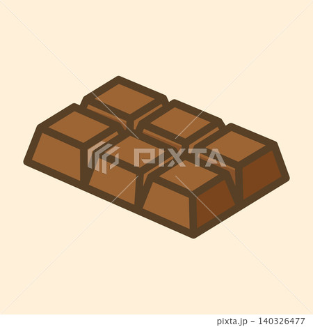 Kawaii Design Style Chocolate Bar Vector Template Kawaii Design Style Chocolate Bar Vector Template 140326477