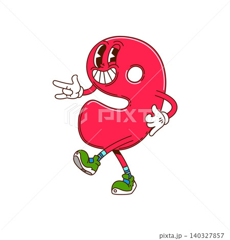 Groovy math number 3 Three numeral character or hippie figure sign, cartoon vector. Groovy number Three 3 with funky face and silly smile for kids arithmetic count, school mathematics or algebra Groovy math number 3 Three numeral character or hippie figure sign, cartoon vector. Groovy number Three 3 with funky face and silly smile for kids arithmetic count, school mathematics or algebra 140327857