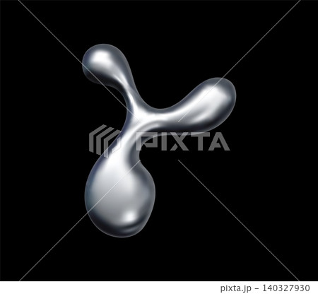 3d liquid chrome metal drop and shape. Realistic vector drop of liquid chrome with matte silver finish. Abstract metallic shape for tech branding, Y2K visuals, or modern decorative design 3d liquid chrome metal drop and shape. Realistic vector drop of liquid chrome with matte silver finish. Abstract metallic shape for tech branding, Y2K visuals, or modern decorative design 140327930