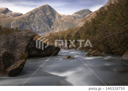 Wild river under the peaks Wild river under the peaks 140328750