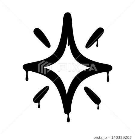 Graffiti sparkle starburst outline icon Graffiti sparkle starburst outline icon 140329203