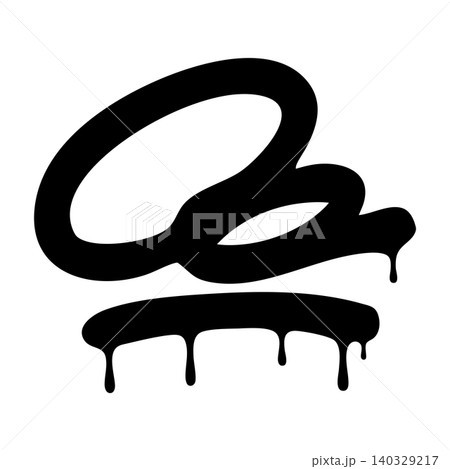 Graffiti scribble tag symbol icon Graffiti scribble tag symbol icon 140329217