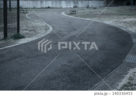 公園の遊歩道 140330455