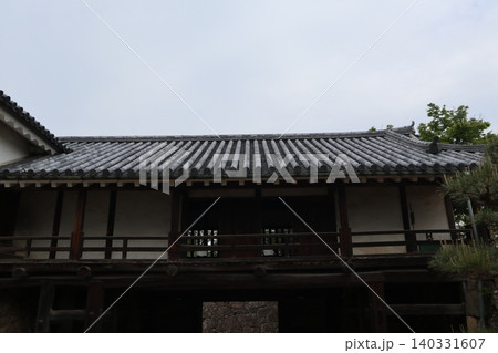 世界遺産登録を目指す琵琶湖八景の彦根城の風景 140331607