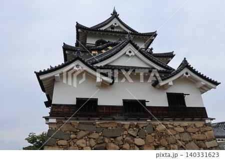 世界遺産登録を目指す琵琶湖八景の彦根城の風景 140331623
