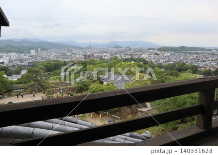 世界遺産登録を目指す琵琶湖八景の彦根城の風景 世界遺産登録を目指す琵琶湖八景の彦根城の風景 140331628