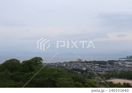 世界遺産登録を目指す琵琶湖八景の彦根城の風景 世界遺産登録を目指す琵琶湖八景の彦根城の風景 140331640