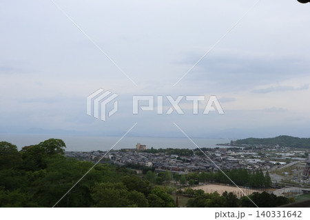 世界遺産登録を目指す琵琶湖八景の彦根城の風景 世界遺産登録を目指す琵琶湖八景の彦根城の風景 140331642