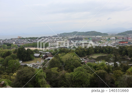 世界遺産登録を目指す琵琶湖八景の彦根城の風景 世界遺産登録を目指す琵琶湖八景の彦根城の風景 140331660