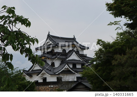 世界遺産登録を目指す琵琶湖八景の彦根城の風景 世界遺産登録を目指す琵琶湖八景の彦根城の風景 140331665
