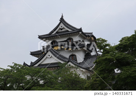 世界遺産登録を目指す琵琶湖八景の彦根城の風景 世界遺産登録を目指す琵琶湖八景の彦根城の風景 140331671