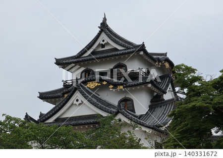 世界遺産登録を目指す琵琶湖八景の彦根城の風景 世界遺産登録を目指す琵琶湖八景の彦根城の風景 140331672