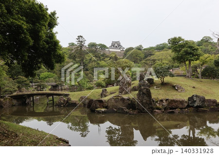 世界遺産登録を目指す琵琶湖八景の彦根城玄宮楽々園の風景 世界遺産登録を目指す琵琶湖八景の彦根城玄宮楽々園の風景 140331928