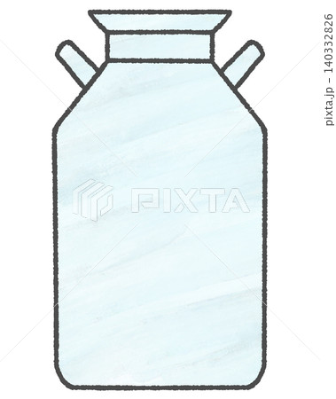 シンプルな牛乳缶のイラスト シンプルな牛乳缶のイラスト 140332826