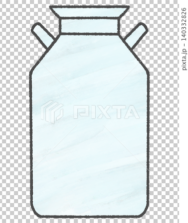 シンプルな牛乳缶のイラスト シンプルな牛乳缶のイラスト 140332826