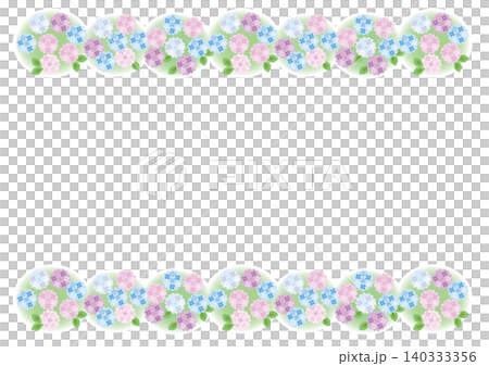 一幅飾有繡球花的畫框 一幅飾有繡球花的畫框 140333356