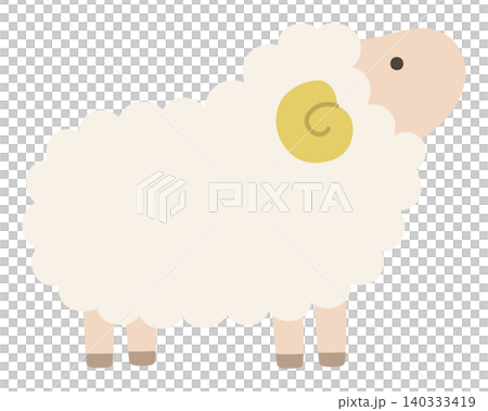 Cute sheep vector illustration. Zodiac sign, Year of the Sheep, Year of the Sheep, Cute, Icon, Sheep, Year of the Sheep, New Year's card 140333419