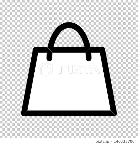 購物袋圖標,代表購物或商店場景 購物袋圖標,代表購物或商店場景 140333706