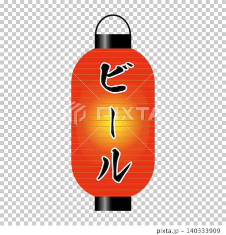 Red lantern, red chochin, beer Red lantern, red chochin, beer 140333909