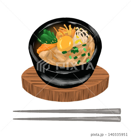 ビビンバのイラスト ビビンバのイラスト 140335951