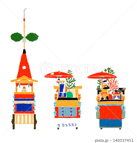 祇園祭　長刀鉾･孟宗山･保昌山 140337451