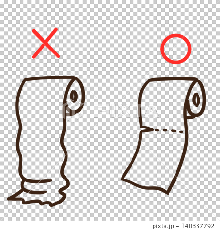 A simple hand-drawn illustration asking people to conserve toilet paper. A simple hand-drawn illustration asking people to conserve toilet paper. 140337792