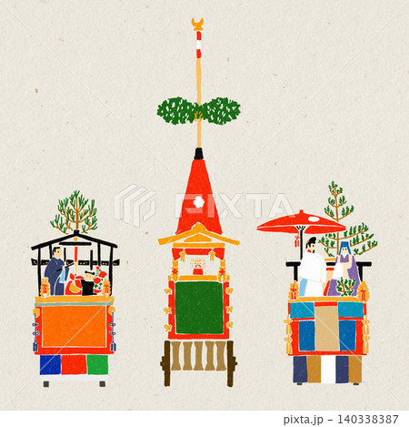 祇園祭 郭巨山・函谷鉾・白楽天山 祇園祭 郭巨山・函谷鉾・白楽天山 140338387