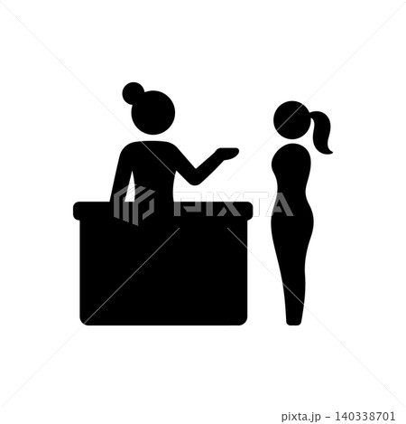 Wellness Consultation Desk Icon Wellness Consultation Desk Icon 140338701