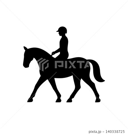 Equine Dressage Training Icon 140338725
