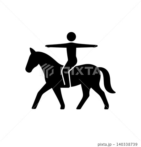 Balanced Equine Harmony Icon Balanced Equine Harmony Icon 140338739