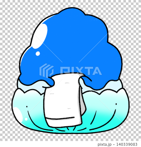 Cool shaved ice | Towel hug (faceless) Cool shaved ice | Towel hug (faceless) 140339083
