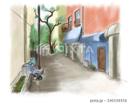 路地裏 路地裏 140339358