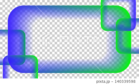 Neon glass frame background, blue and green, landscape orientation, 16:9 aspect ratio. Neon glass frame background, blue and green, landscape orientation, 16:9 aspect ratio. 140339598