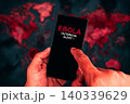 Ebola Outbreak Alert on Smartphone 140339629