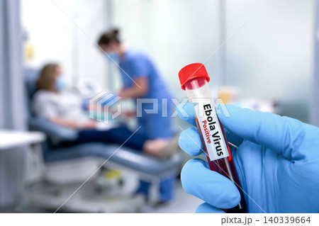 Ebola Virus Positive Test in Hospital 140339664