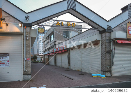 April 26 2026 Hakodate Morning Market streets quiet before dawn opening April 26 2026 Hakodate Morning Market streets quiet before dawn opening 140339682