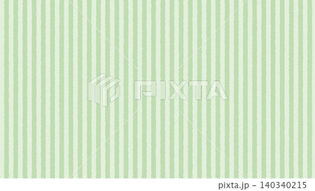 手描き風ストライプの背景 グリーン 緑 手描き風ストライプの背景 グリーン 緑 140340215