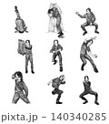 戦闘ポーズ素材集3 140340285