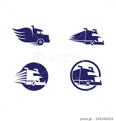 Trucking logo icon Trucking logo icon 140340828