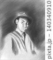 肖像画モノクロ写真風 140340910