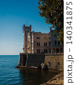 Miramare Castle on the Adriatic Sea coast at Trieste, Italy in summer 140341875