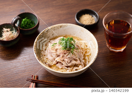 さっぱり豚しゃぶそうめん さっぱり豚しゃぶそうめん 140342199