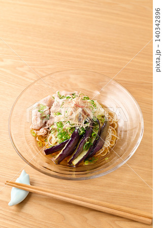 さっぱり豚しゃぶそうめん 140342896