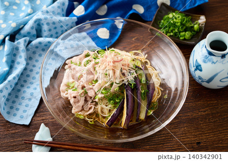 さっぱり豚しゃぶそうめん 140342901