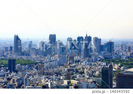 東京の摩天楼… 『新宿』の【超高層ビル街】 東京の摩天楼… 『新宿』の【超高層ビル街】 140343592