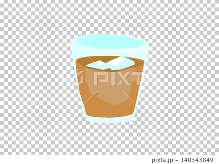Illustration of barley tea Illustration of barley tea 140343849