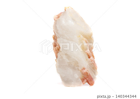 Macro mineral stone Tourmaline in the breed a white background Macro mineral stone Tourmaline in the breed a white background 140344344